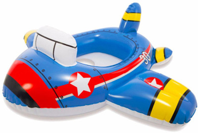 

Kiditos Inflatable Kiddie Water Float Ring Cruiser Airplane(Blue)