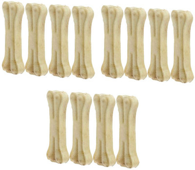 

Delicacy Pet Food & Supplies Bones White Dog Chew 6 Inch Pack of 12 Beef Dog Chew(1.54 kg, Pack of 12)