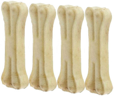 

Delicacy Pet Food & Supplies Bones White Dog Chew 8 Inch Pack of 4 Beef Dog Chew(876 g, Pack of 4)