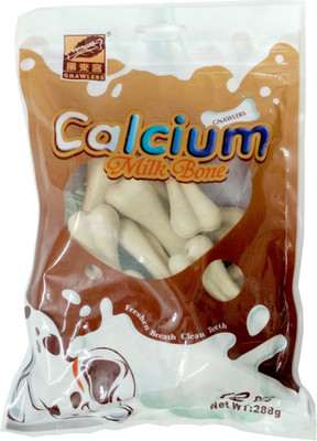 

Gnawlers Calcium Milk Bones (Medium, 12Pcs) Milk Dog Chew(270 g, Pack of 1)