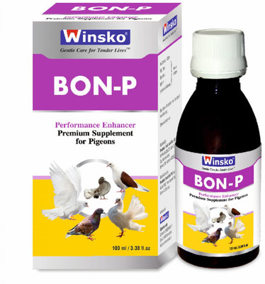 

Winsko BON-P 100ml (3.38 fl.oz) | Performance Enhancer - Premium Supplement For Pigeons | Pet Health Supplements(100 ml)