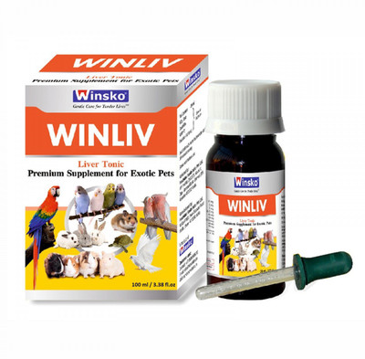 

Winsko WINLIV 100ml (3.38 fl.oz) | Liver Tonic | A Liquid Liver Stimulant Which Improves Overall Liver Function and Helps Better Digestion | Pet Health Supplements(100 ml)