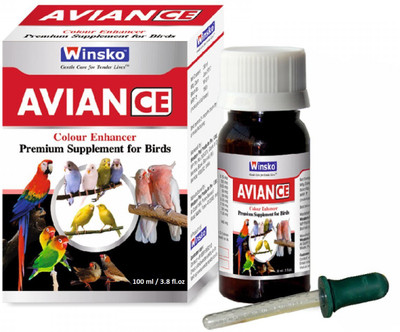 

Winsko AVIAN [CE] 100ml (3.38 fl.oz) | Colour Enhancer - Premium Supplement For Birds | Pet Health Supplements(100 ml)