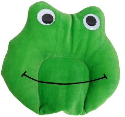 

Guru Kripa Baby Products New Born Baby Pillow, Frog Shape Pillow, Soft Velvet Pillow, Neck Support Pillow, Feeding and Nursing Pillow, Fiber Pillow, Baby Pillow Baby Pillow Pack of 1(Green)