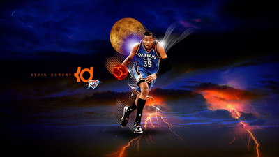 

Sports Oklahoma City Thunder Wall Poster Paper Print(12 inch X 18 inch, Rolled)