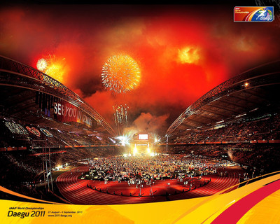 

Sports 2011 World Championships In Athletics Daegu 2011 HD Wall Poster Paper Print(12 inch X 18 inch, Rolled)