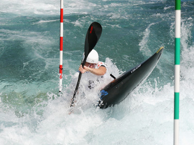 

Sports Whitewater Slalom Wall Poster Paper Print(12 inch X 18 inch, Rolled)