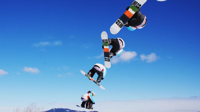 

Sports Snowboarding Wall Poster Paper Print(12 inch X 18 inch, Rolled)