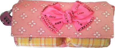 

KIDOZ KINGDOM BOW POUCH PINK WITH LOCK Pouch(Pink)