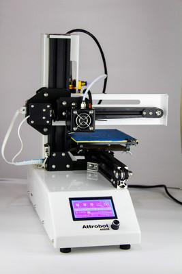 

ATTIS SYSTEMS Attrobot MinI 3D Printer, Fully Assembled Non Heated Bed (Safe) , High Precision with SD Card included, Single Function Printer(White)