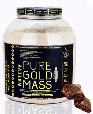 

LIFE ROOTS Native PURE GOLD MASS Protein Powder Nutrition Drink(CHOCOLATE CRÈME Flavored)