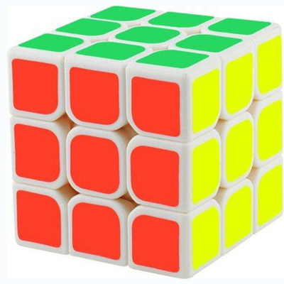 

PRESENTSALE Magic Cube 3x3x3 White Stickerless Rubik's Cube(1 Pieces)