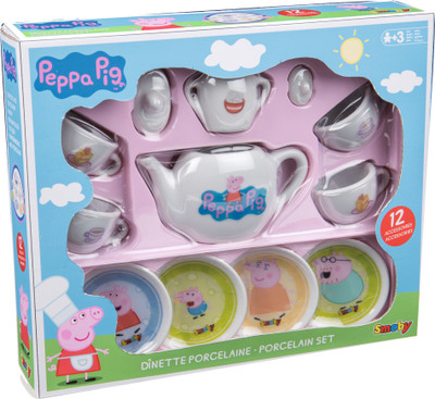37 OFF on Smoby PEPPA PIG PORCELAIN TEA SET on Flipkart