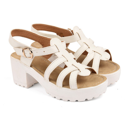 

Bare Soles Women White Heels