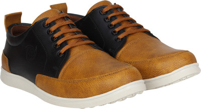 

Knight Ace Dark Casuals For Men(Tan, Black