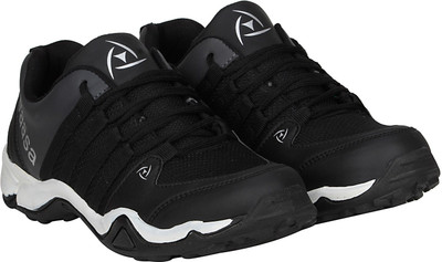 Kraasa Sports Running Shoes For Men(Black, Silver