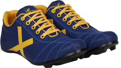 

Kraasa Athletic Football Shoes For Men(Blue, Yellow