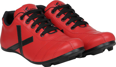 

Kraasa Athletic Football Shoes For Men(Red, Black