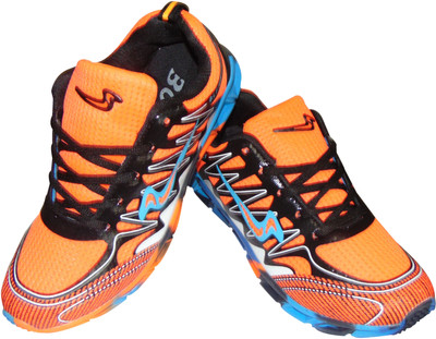 

GS Footwear Running Shoes For Men(Black, Orange