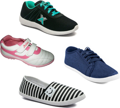

Asian Women's casual shoes combo pack of 4 Casuals For Women(Multicolor