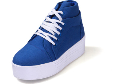 Sprinkler Women's Creepers Sneakers For Women(Blue