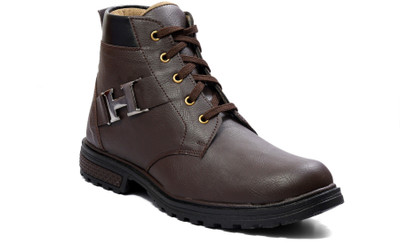 

Red Rose Boots For Men(Brown