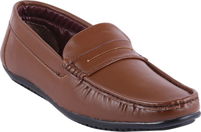 Go India Store Loafers For Men(Brown