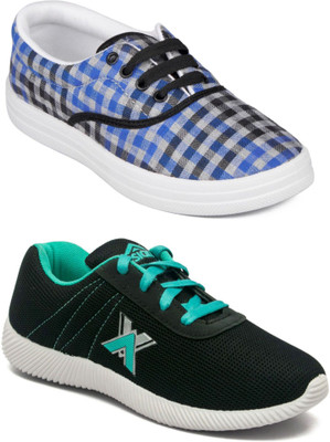 

Asian women's casual shoes combo pack of 2 Casuals For Women(Multicolor