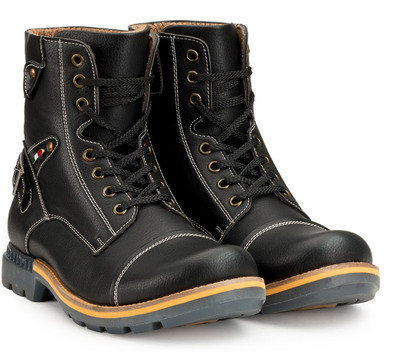 

Escaro ES2114BK_Black_ Boots For Men(Black