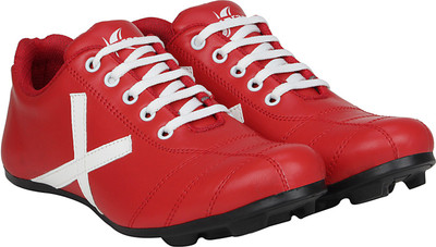 

Kraasa Athletic Football Shoes For Men(Red, White