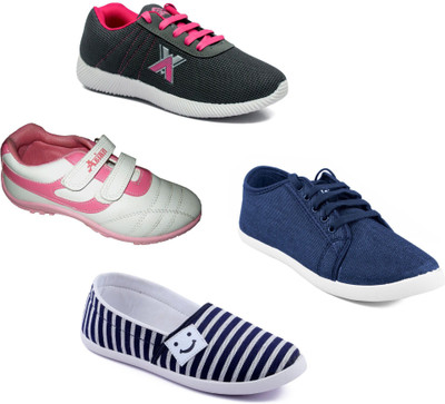 

Asian Women's casual shoes combo pack of 4 Casuals For Women(Multicolor