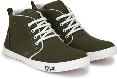 

RESTINFOOT Sneakers For Men(Green, Mehendi