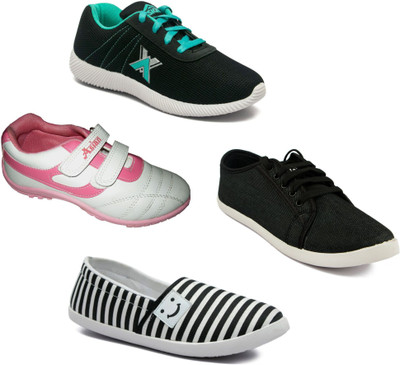 

Asian Women's casual shoes combo pack of 4 Casuals For Women(Multicolor