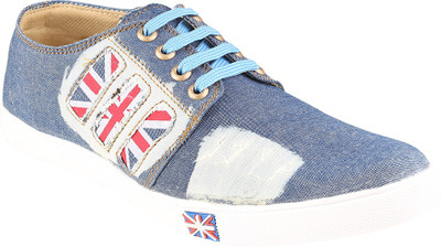 

Go India Store Canvas Shoes For Men(Blue