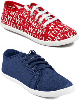 

Asian women's casual shoes combo pack of 2 Casuals For Women(Multicolor