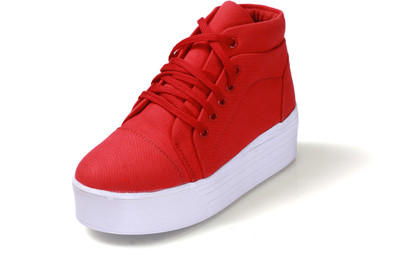 

Sprinkler Women's Creepers Sneakers For Women(Red