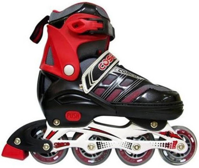 

Cosco Sprint Skate In-line Skates - Size 6.5-8 UK(Multicolor), Red;black