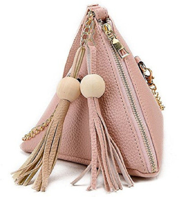 

Mei&ge Girls Evening/Party Pink PU Sling Bag