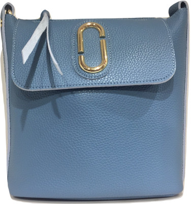 

Stilvoll Girls Casual Blue PU Sling Bag