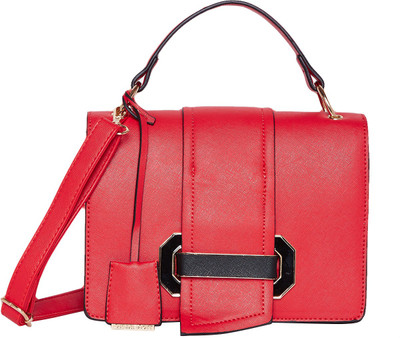 

Diana Korr Girls Casual Red PU Sling Bag