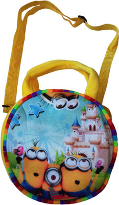 

KIDOZ KINGDOM Boys & Girls Casual Yellow Cotton Sling Bag