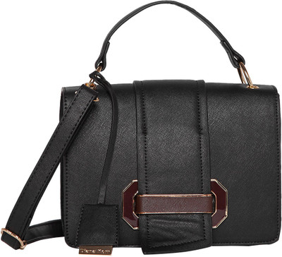 

Diana Korr Girls Casual Black PU Sling Bag