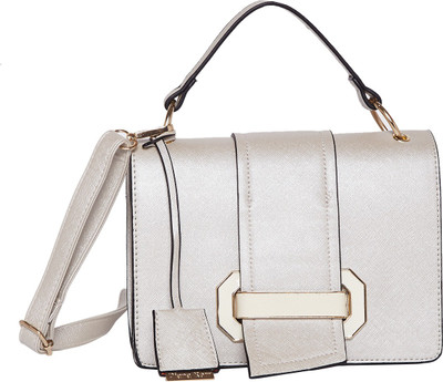 

Diana Korr Girls Casual Silver PU Sling Bag