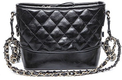 

Mei&ge Girls Evening/Party Black PU Sling Bag