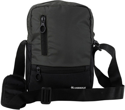 

VANWALK Boys & Girls Sports Grey Nylon Sling Bag
