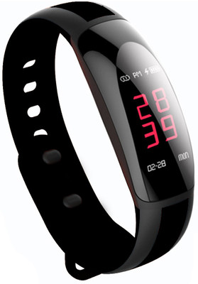 

University Trendz FIT3S8PLUS Fitness Tracker Colorful Screen Smart Bracelet with , blood pressure, sensor heart rate monitor, Calorie sports smart Bracelet With IP 67 Waterproof, BLUE(Black Strap, Size : Free)