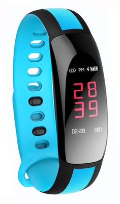 

University Trendz FIT2S8PLUS Fitness Tracker Colorful Screen Smart Bracelet with , blood pressure, sensor heart rate monitor, Calorie sports smart Bracelet With IP 67 Waterproof, BLUE(Blue Strap, Size : Free)