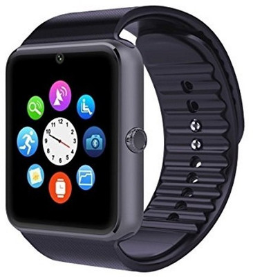 

ZEMINI MFM_520F_GT08_mi 4G smart watch with camera, memory card and sim card support and fitness tracker Smartwatch(Black Strap XL)