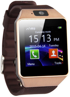

vipar Vipar Dz09 Smartwatch With SIM SLOT, 32 GB MEMORY CARD SLOT and camera support & fitness app Smartwatch(Brown Strap Regular)