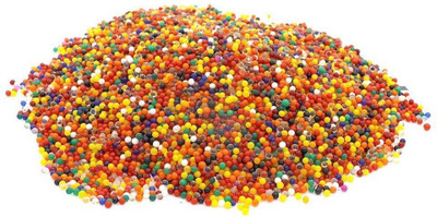 

VR INTERNATIONAL 50Gm Water Beads,Mud jelly Crystal,Soil less plantation with crystal soil Soil Manure(50 g Granules)